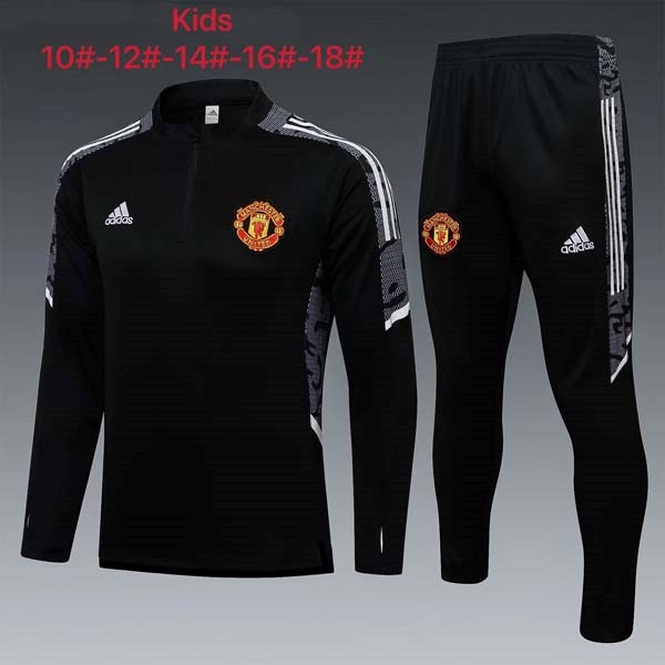 Kinder Sweatshirts Manchester United 2022 Schwarz